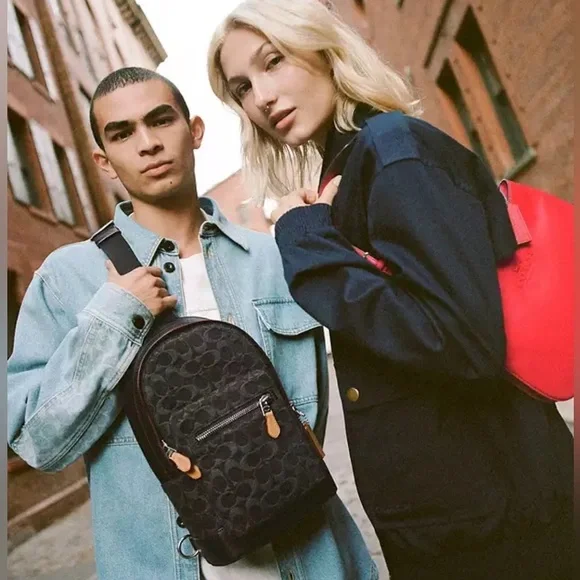 COACH Belt Bag/Crossbody in Signature Denim C0913 AUTHENTIC - Picture 10 of 12